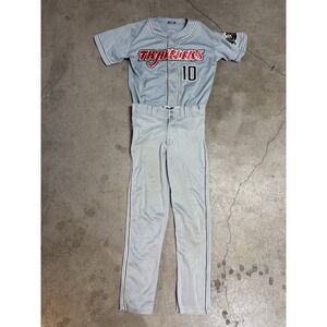 LCBL Travelers Baseball Uniform Set M Garb Athletics Jersey Pants Turtle Mascot